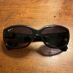 Womens Black Ray-Bans, Sleek and Polarized